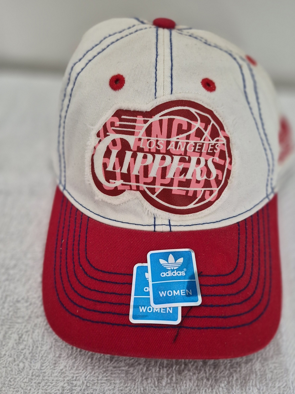 Adidas Women Los Angeles Clippers Red & White Baseball Cap